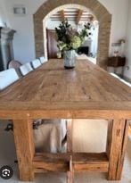 Oude Eiken Tafel old oak klooster direct mee uit voorraad !, Huis en Inrichting, Eikenhout, 100 tot 150 cm, Rustiek, Ophalen of Verzenden