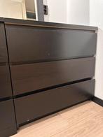 Ikea malm kast zwart bruin gebruikt €25 moet nu weg ikeamalm, Huis en Inrichting, Kasten | Ladekasten, Ophalen, 25 tot 50 cm, Minder dan 100 cm