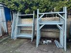 Metalen bouw steiger, Doe-het-zelf en Verbouw, Steigers, Ophalen of Verzenden, Gebruikt, Gevelsteiger, 2 tot 5 meter
