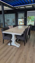 Eettafel set, Huis en Inrichting, Tafels | Eettafels, Ophalen, Gebruikt, 100 tot 150 cm, 200 cm of meer