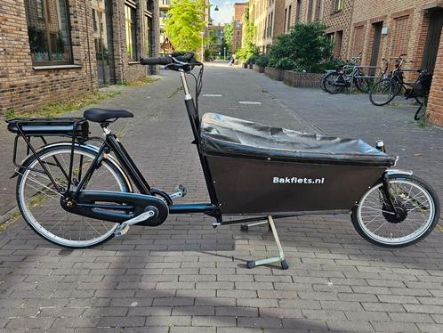 2dehands elektrische Bakfietsnl Cargo Classic Long - zwart, Fietsen en Brommers, Fietsen | Bakfietsen, Zo goed als nieuw, Overige merken
