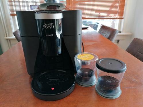 Philips Senseo Sarista HD8030 zgan, Witgoed en Apparatuur, Koffiezetapparaten, Zo goed als nieuw, Koffiebonen, Combi, Afneembaar waterreservoir