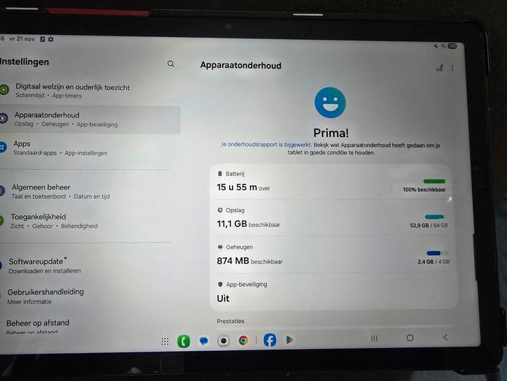 Samsung Galaxy Tab A9+ - Top Tablet!, Computers en Software, Android Tablets, Zo goed als nieuw, Wi-Fi, 11 inch, 64 GB, Gps, Uitbreidbaar geheugen