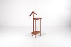 Mid-century teak dressboy / valet stand – jaren 60, Ophalen, Gebruikt, 100 tot 150 cm, Staande kapstok