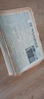 109x Maasbode 1940. - 1941, Verzamelen, Ophalen of Verzenden, Nederland, Foto of Poster