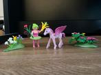 5351 Playmobil Lentefee met Pegasusveulen - mist 1 vleugel, Ophalen of Verzenden, Gebruikt, Complete set