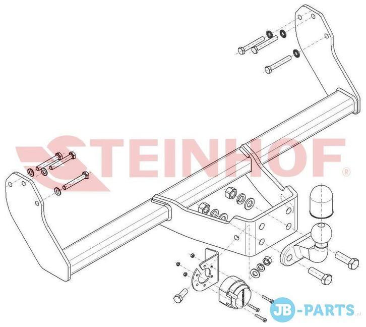 Vaste trekhaak Maxus eDeliver 3 Bestelwagen vanaf 2020, Auto-onderdelen, Trekhaken