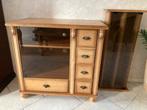 TV Meubel + CD Kast - Blank eiken, Ophalen, Gebruikt, Eikenhout, 50 tot 100 cm