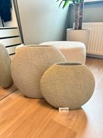 Light & Living vazen Mashaba zand, Ophalen, Kunststof, Overige kleuren, Zo goed als nieuw