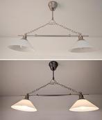 Ikea Kroby verstelbare dubbele lamp, Huis en Inrichting, Lampen | Tafellampen, Ophalen, Gebruikt, Glas, Minder dan 50 cm