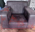 Lugo banken en fauteuil - donkerbruin, Ophalen, Gebruikt, Minder dan 75 cm, Stof