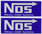 NOS, Nitrous Oxide Systems metallic sticker set #1, Ophalen of Verzenden