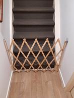 Harmonica houten traphekje, Kinderen en Baby's, Traphekjes, 100 tot 115 cm, Ophalen of Verzenden, Zo goed als nieuw, Schroefhekje