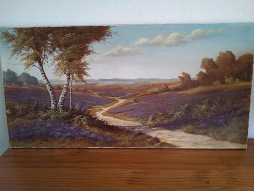 schilderij heide landschap Jac de Groot, Antiek en Kunst, Kunst | Schilderijen | Klassiek, Ophalen