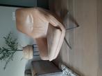 Dyyk fauteuil,  draaipoot, Huis en Inrichting, Fauteuils, Ophalen, Zo goed als nieuw, Minder dan 75 cm, Leer