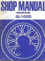 Honda GL1000 addendum shop manual 1977, Ophalen of Verzenden, Honda