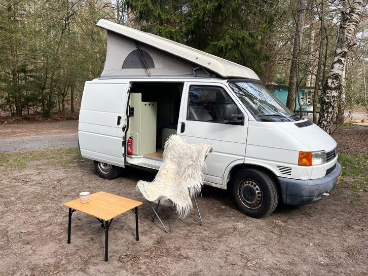 Volkswagen Transporter Kampeerwagen 1.9 D 0.8 50KW 1998, Auto's, Bestelauto's, Particulier, Volkswagen, Diesel, Euro 2, Handgeschakeld