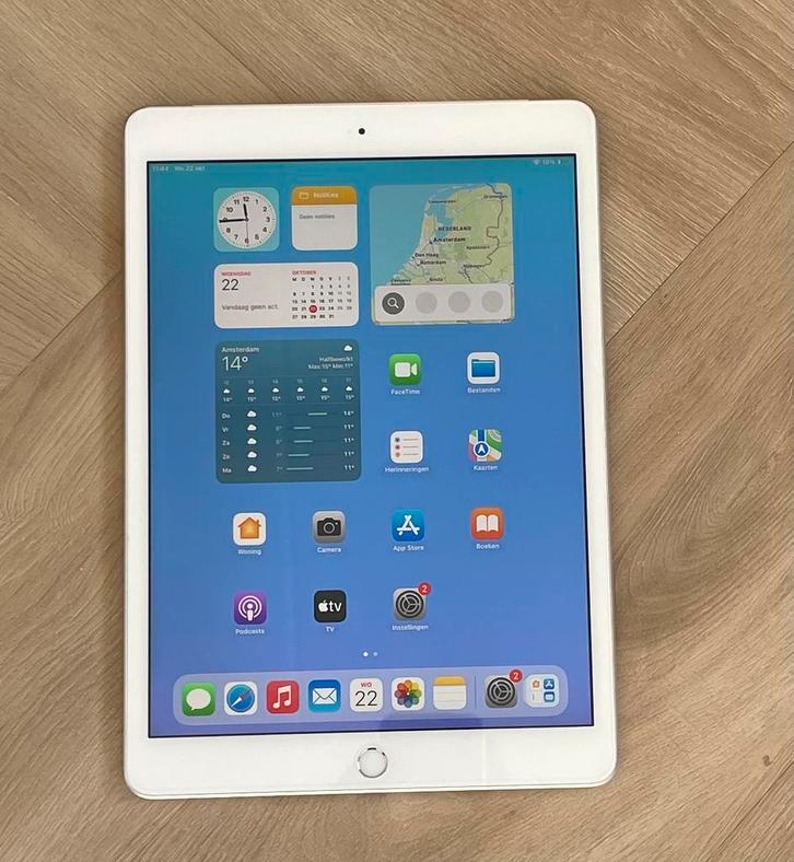 Apple iPad 7e Gen 128GB - wit, Computers en Software, Apple iPads, Zo goed als nieuw, Apple iPad, Wi-Fi, 10 inch, Ophalen of Verzenden