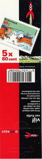Nederland Postzegelboekje PB 59 Vijf van Kuifje 1999, Postzegels en Munten, Postzegels | Nederland, Na 1940, Ophalen, Postfris