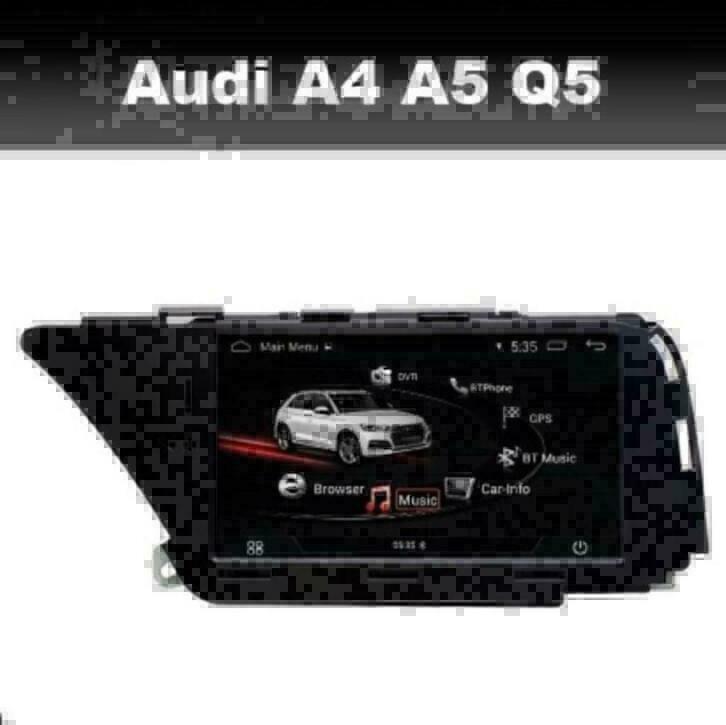 Navigatie voor Audi A4 A5 Q5 carkit android 9.0 dab+ carplay, Auto diversen, Autoradio's, Nieuw, Ophalen of Verzenden