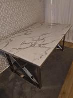 Marmeren eettafel, Huis en Inrichting, Tafels | Salontafels, Ophalen, Zo goed als nieuw