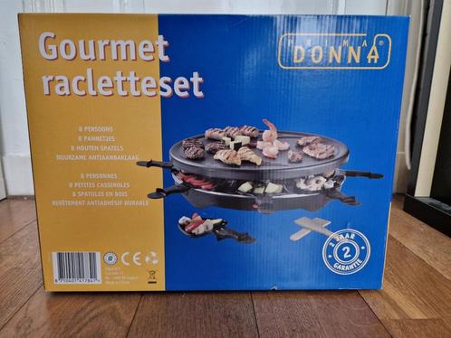 Prima Donna Gourmet Racletteset 8 pers., Witgoed en Apparatuur, Gourmetstellen, Nieuw, 8 personen of meer, Ophalen of Verzenden