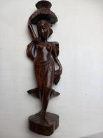 Indisch houtsnijwerk van Balinese vrouw, Bali, Indonesië, Antiek en Kunst, Ophalen of Verzenden