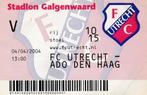 Ticket:FC Utrecht v ADO Den Haag 04-04-2004, Verzenden, Gebruikt, Overige binnenlandse clubs, Overige typen