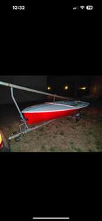 Zeilboot met trailer, Watersport en Boten, Zeilen en Zeiltoebehoren, Ophalen, Gebruikt, 3 tot 6 meter, Minder dan 15 m²
