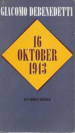 Giacomo Debenedetti: 16 oktober 1943, Boeken, Ophalen of Verzenden, Tweede Wereldoorlog, Gelezen, Overige onderwerpen
