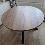 Ronde eettafel diameter 120 cm metalen onderstel., Ophalen, Rond, Nieuw, Vier personen