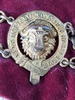 Prachtige oude Engelse ketting of keten van vrijmetselaars., Antiek en Kunst, Ophalen of Verzenden