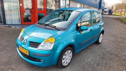 Renault Modus 1.2 16V Autbas E3 2004 Blauw met 1 jaar apk, Auto's, Renault, Bedrijf, Modus, ABS, Airbags, Airconditioning, Boordcomputer