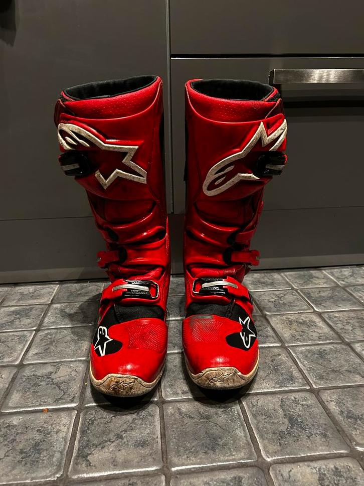 Alpinestars tech 7 Crosslaarzen Maat 10 (44,5), Motoren, Kleding | Motorkleding, Laarzen, Dames, Heren, Tweedehands, Ophalen of Verzenden