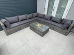 Loungeset inclusief tafel en kussens vidaXl, Ophalen, Overige materialen, Bank, Loungeset