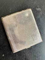Oude metalen sigaretten koker 9/8 cm, Ophalen of Verzenden, Gebruikt, Tabaksdoos of Verpakking