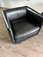 Leren stoel, Huis en Inrichting, Fauteuils, Ophalen of Verzenden, Zo goed als nieuw, Minder dan 75 cm, 50 tot 75 cm