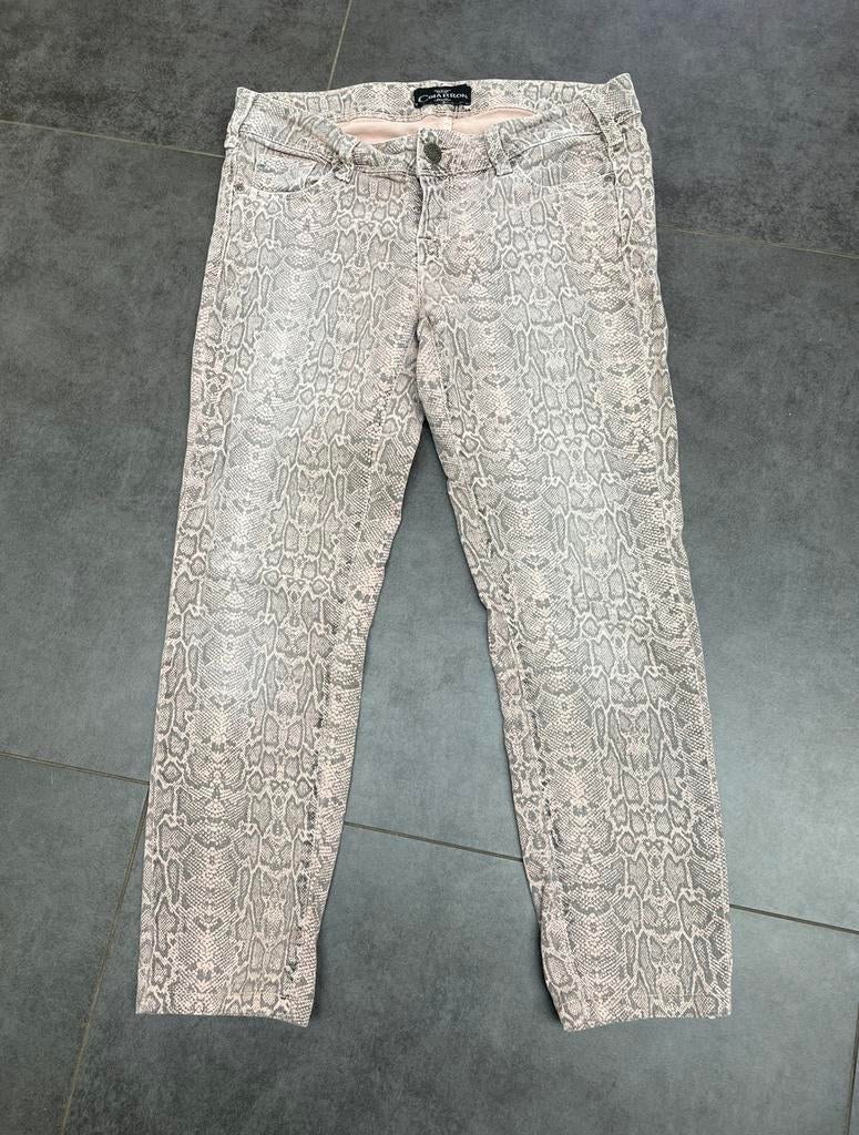 Cimarron stretch enkelbroek jeans size 29 beige grijs motief, Kleding | Dames, Cimarron, Ophalen of Verzenden, Zo goed als nieuw