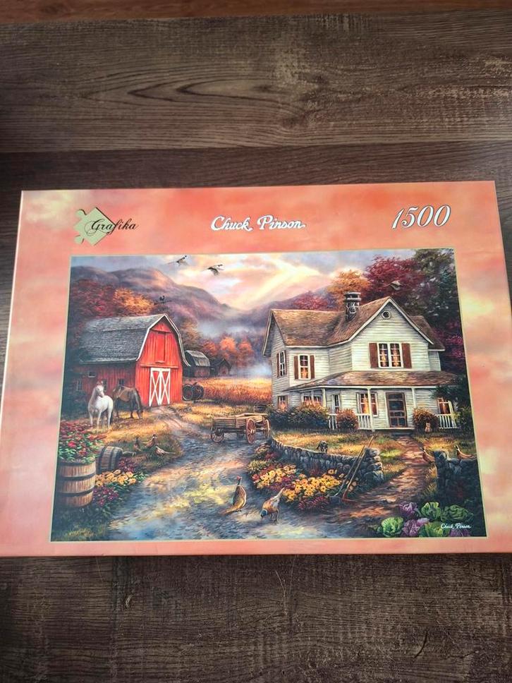 Grafika Chuck Pirson Puzzel 1500 stukjes, Hobby en Vrije tijd, Denksport en Puzzels, Zo goed als nieuw, Legpuzzel, 500 t/m 1500 stukjes