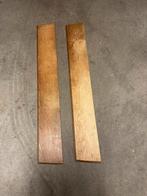 2 Eiken houten planchets met vellingkant 106x15cm, Ophalen, Gebruikt, Minder dan 25 mm, Eiken