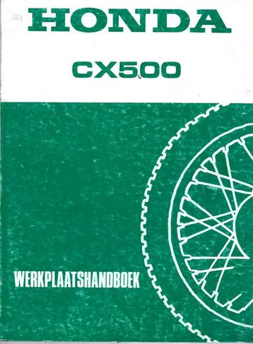 Honda CX500 Werkplaatshandboek motor beschikbaar voor biedingen