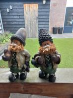 Twee leuke tuinkabouters, Tuin en Terras, Ophalen of Verzenden, Gebruikt, Kunststof, Tuinkabouter