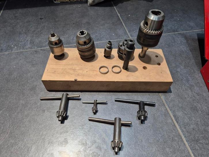 Boorkoppen, Doe-het-zelf en Verbouw, Gereedschap | Boormachines, Zo goed als nieuw, Kolomboormachine, Ophalen of Verzenden