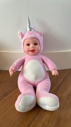 Schattige Eenhoorn en Konijntje Babypoppeyjes - Wasbaar!, Ophalen of Verzenden, Gebruikt, Babypop