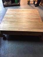 120x120 opiumtafel TEAKHOUT, Huis en Inrichting, Tafels | Salontafels, Nieuw, Ophalen of Verzenden, Minder dan 50 cm, 100 tot 150 cm