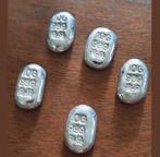 10g Zilverbaartjes Skulls & Bones 999 zilver, Postzegels en Munten, Ophalen of Verzenden