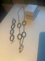 TI SENTO set, Sieraden, Tassen en Uiterlijk, Kettingen, Ophalen of Verzenden, Zo goed als nieuw, Zwart, Zilver