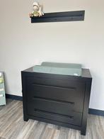 Commode Europe Vittoria Zwart (Babypark), Ophalen, Zo goed als nieuw, Ledikant