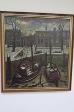 Schilderij Veere, stadsgezicht op de Kaai, Jos But, Antiek en Kunst, Ophalen