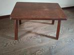 Houten bijzettafel laag, Huis en Inrichting, Tafels | Bijzettafels, Ophalen, Zo goed als nieuw, Rechthoekig, Minder dan 55 cm